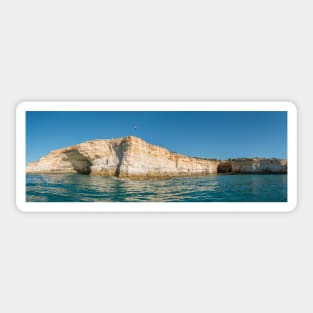 Rocky coastline near Carvoeiro Sticker